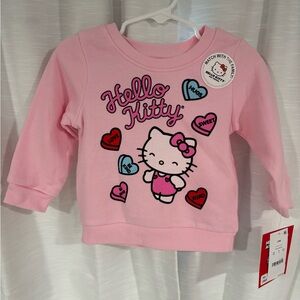 Target Pink Hello Kitty Sweatshirt with Heart Designs